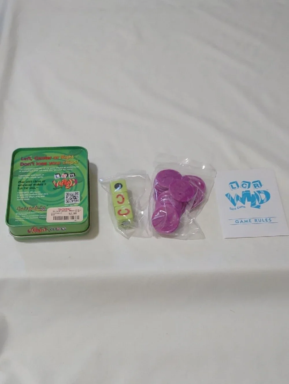 LCR Wild Dice Game